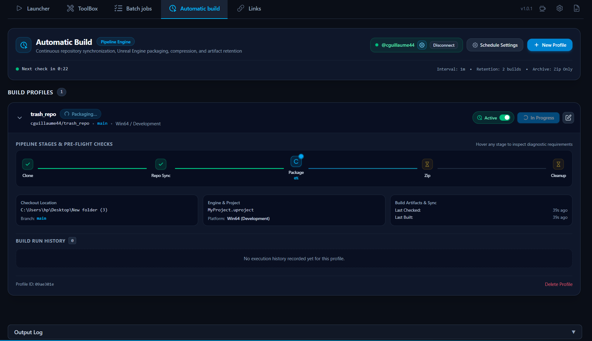 U.E Custom Launcher Screenshot 1