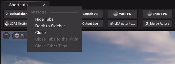 Dock with Sidebar