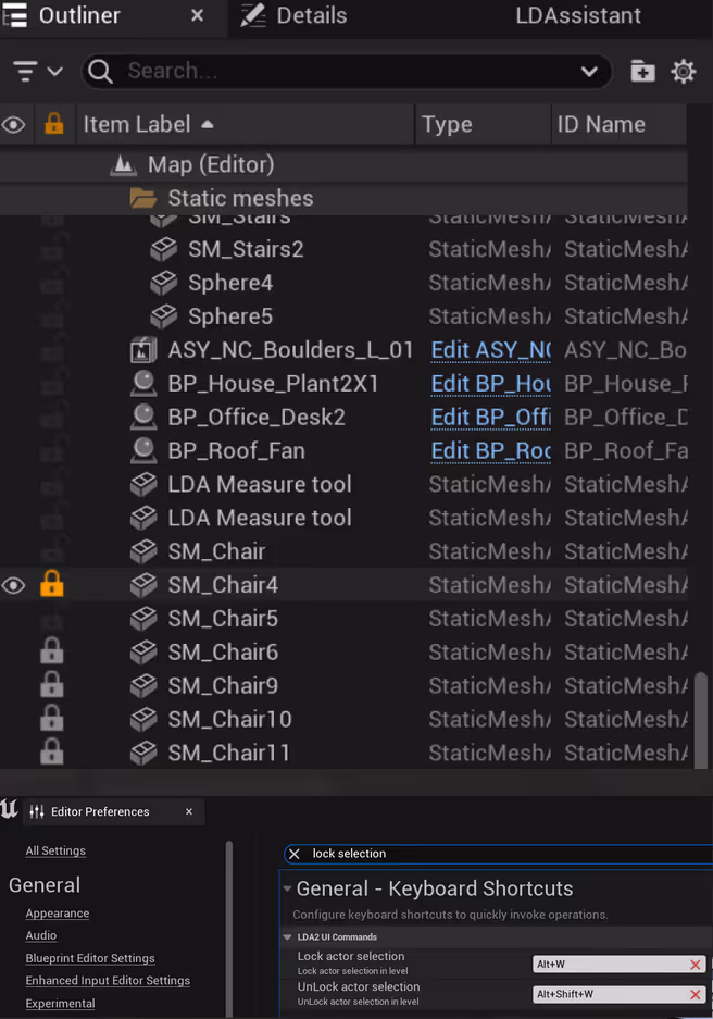 Outliner Selection Lock Toggle